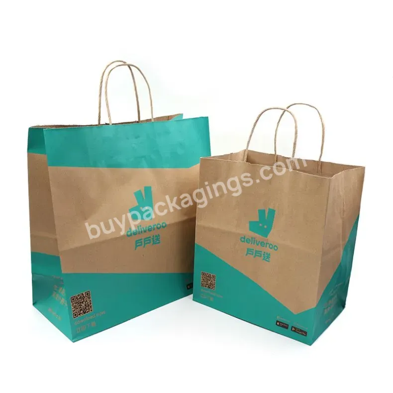 Unique Idea Hot Orange Paper Bag For Shopping