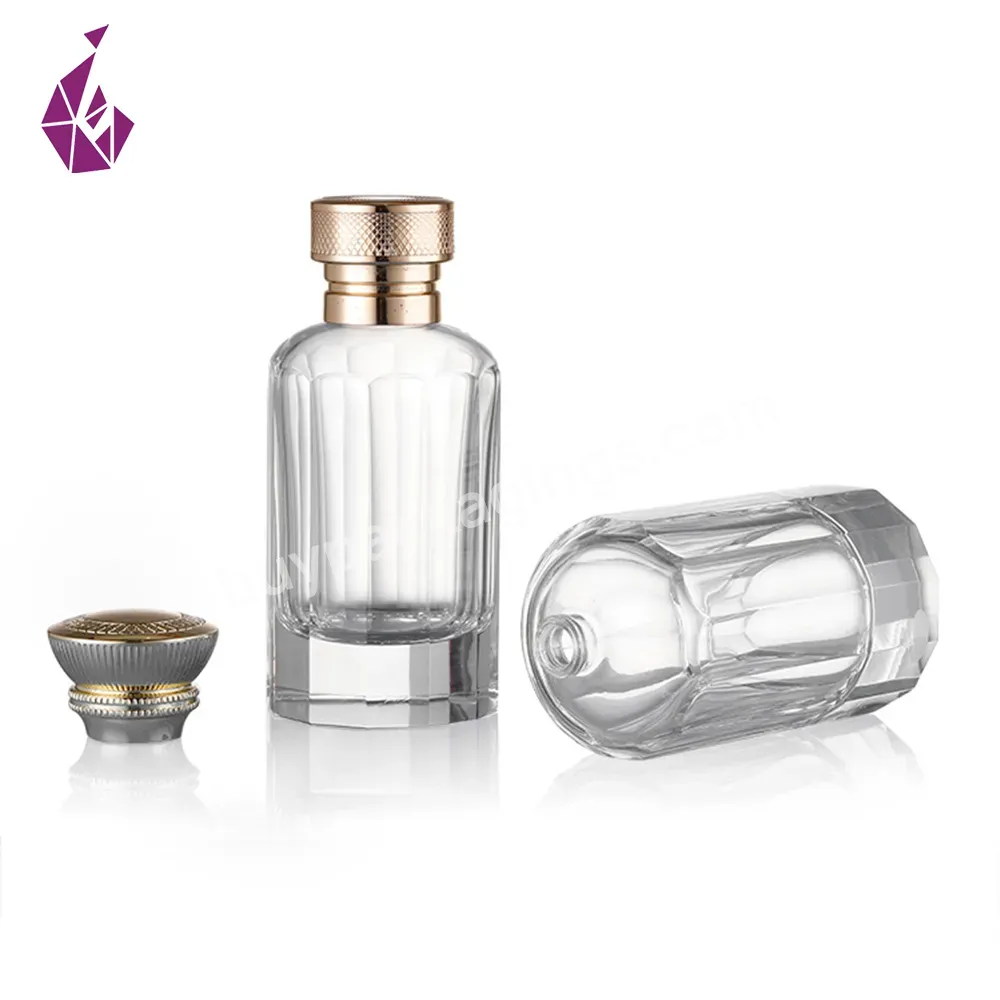 Unique Perfume Bottles Shenzhen Guangzhou Zamac Perfume Cap Luxury Perfume Bottle 100 Ml