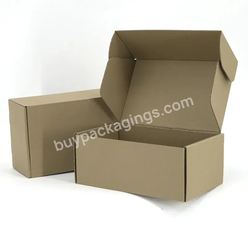 Unique Printed Design Shipping Mailing Box Folding Corrugated Paper Packaging Postal Boxes