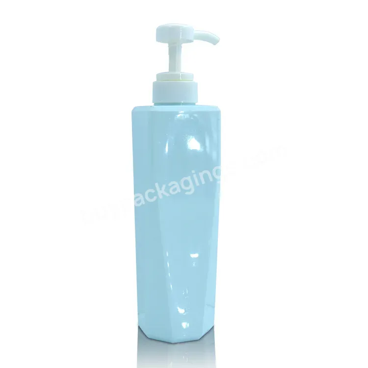 Unique Shape 500ml 700ml Empty Shampoo Bottle With Lotion Pump Bottle Drip-free Lotion Container Hand Soap Dispenser