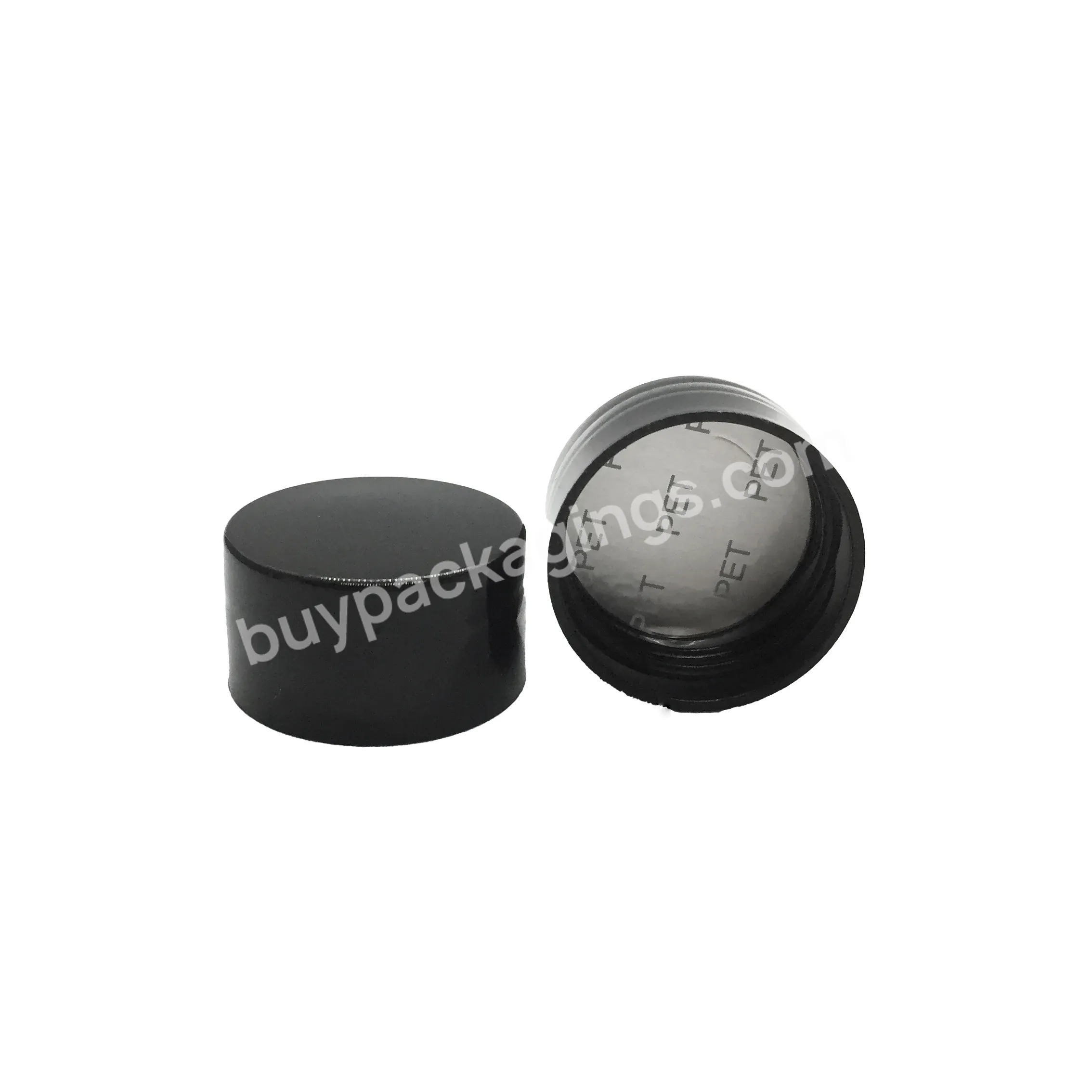 Universal Plastic Black Screw Cap For Bottle Packaging,24/410 28/410 Black Cap