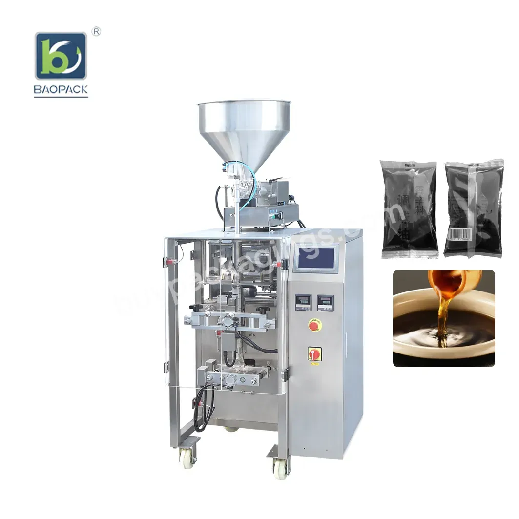 Used Sachet Stick Liquid Packaging Machine Oyster Sesame Seed Oil Sauce Pouch Packing Machine For Liquid Products - Buy Sauce Packaging Machine,Pillow Bag Packing Machine,Liquid Packing Machine.