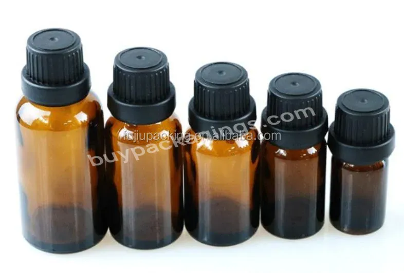 Uv Glass Essential Oil Bottle 10ml 15ml 30ml 50ml 100ml Glass Bottle With Tamper-evident Plastic Cap And Drip Plug