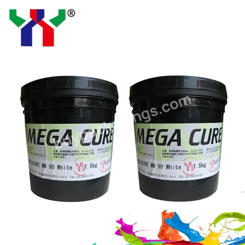 Uv Megacure Mw 90 Special White Offset Printing Ink,1.5kg/can