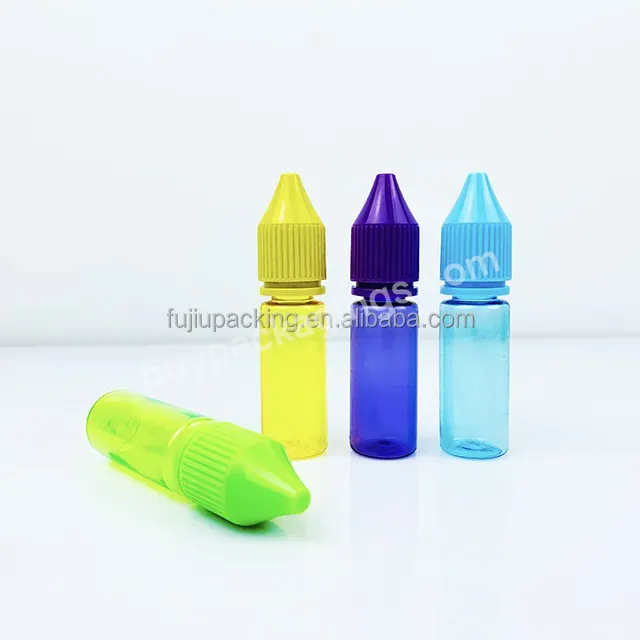 V3 15ml Oil Bottle With New Tip Lid Squeeze Transparent Liquid Bottle Child Proof Pet Water Bottle For Eye Dropper