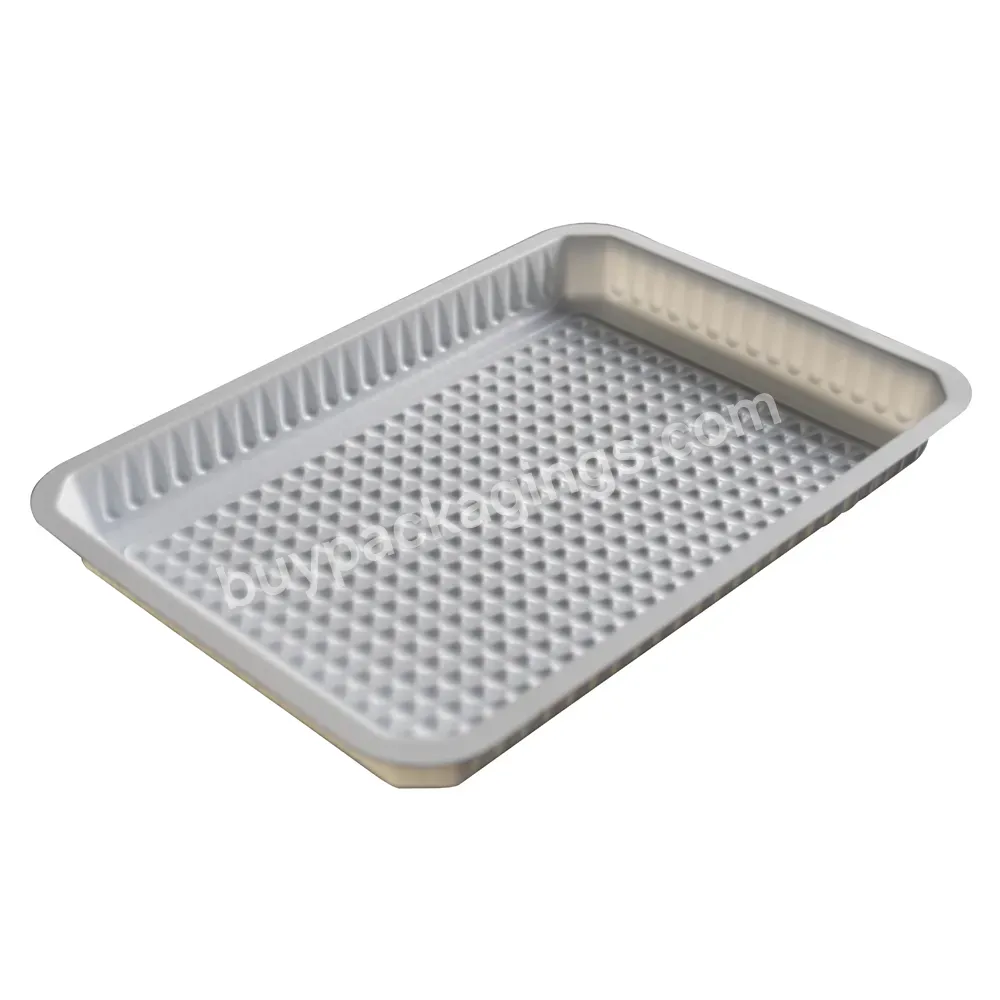 Vac Forming Blister Tray Disposable White Blister Tray Embossed Vacuum