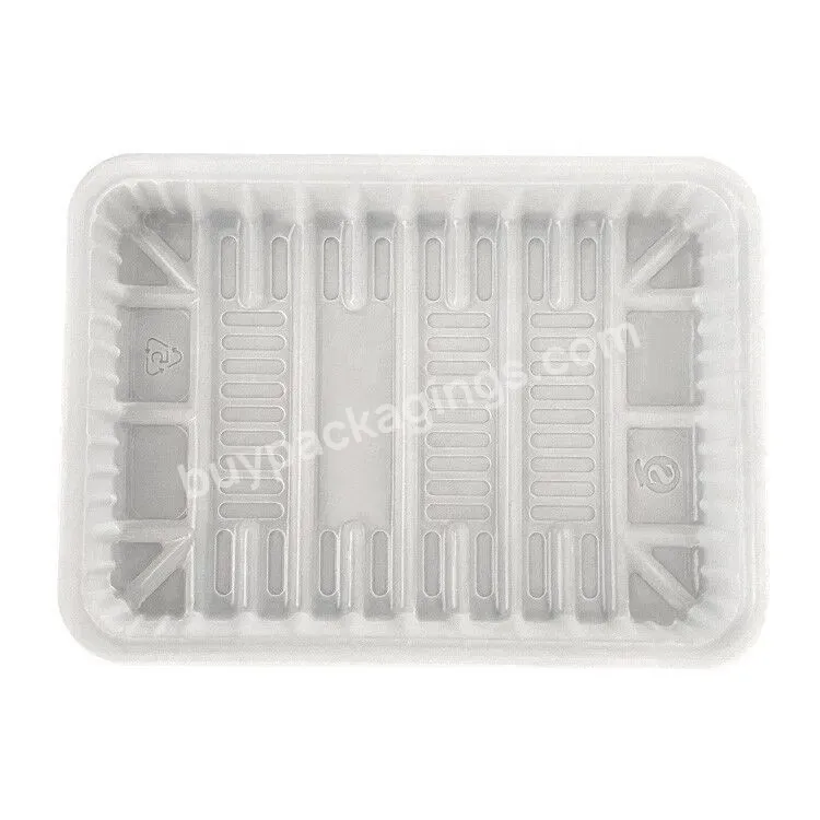 Vacuum Forming Clear Vegetable Fruit Meat Packaging Disposable Plastic Food Tray