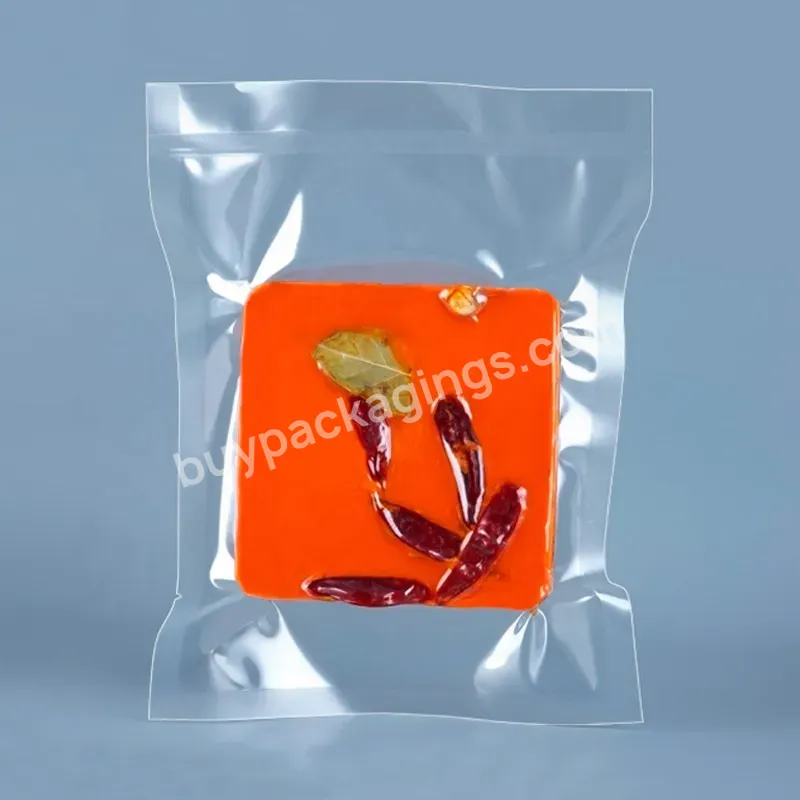 Vacuum Storage Sealer Bags Clear Plastic Heat Packaging Vacuum Bag For Food