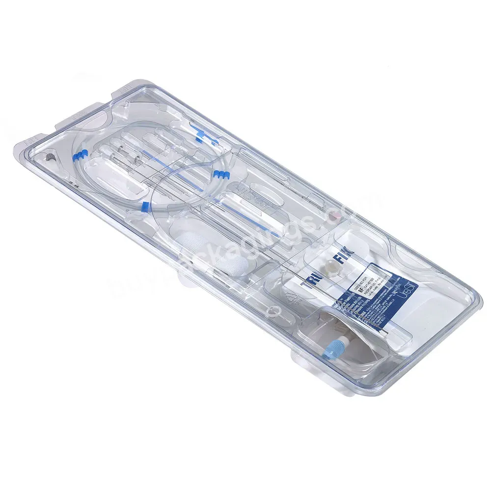 Vacuum Thermoforming Catheter Plastic Tray Blister Packaging Box
