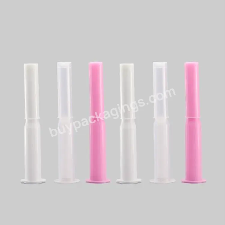 Vaginal Lubricant Suppository Gel Applicator Tube Pp Material 3g 5g Medical Injection Tube