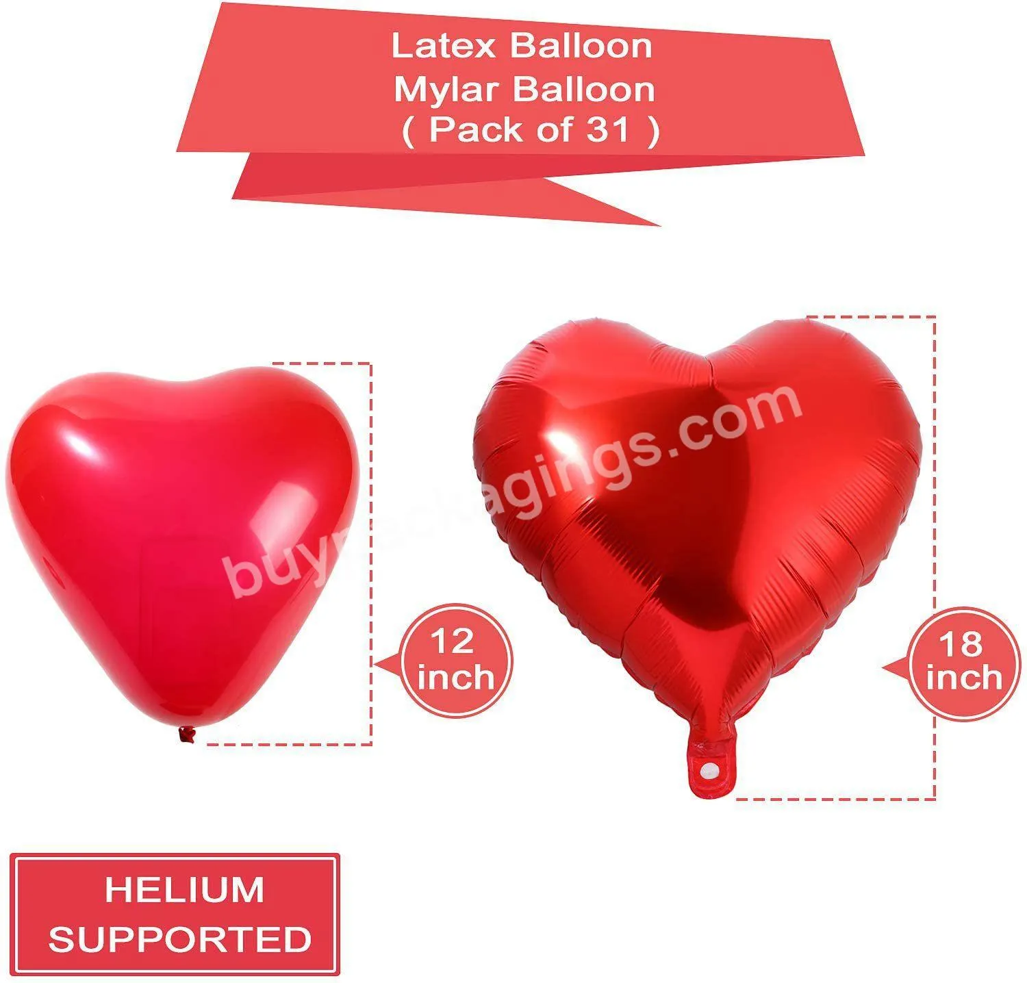 Valentine's Day balloon I LOVE YOU Simulated rose petal balloon Heart bear aluminum membrane balloon