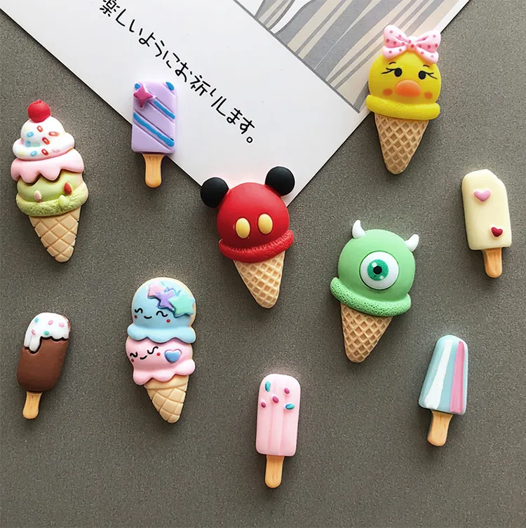 Variety Designs 3D Resin Ice Cream Cone Fridge  Magnets