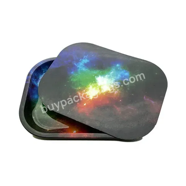 Various Color Magnetic Lid Rolling Tray - Buy Metal Rolling Tray,Custom Rolling Tray,Rolling Tray With Magnetic Lid.