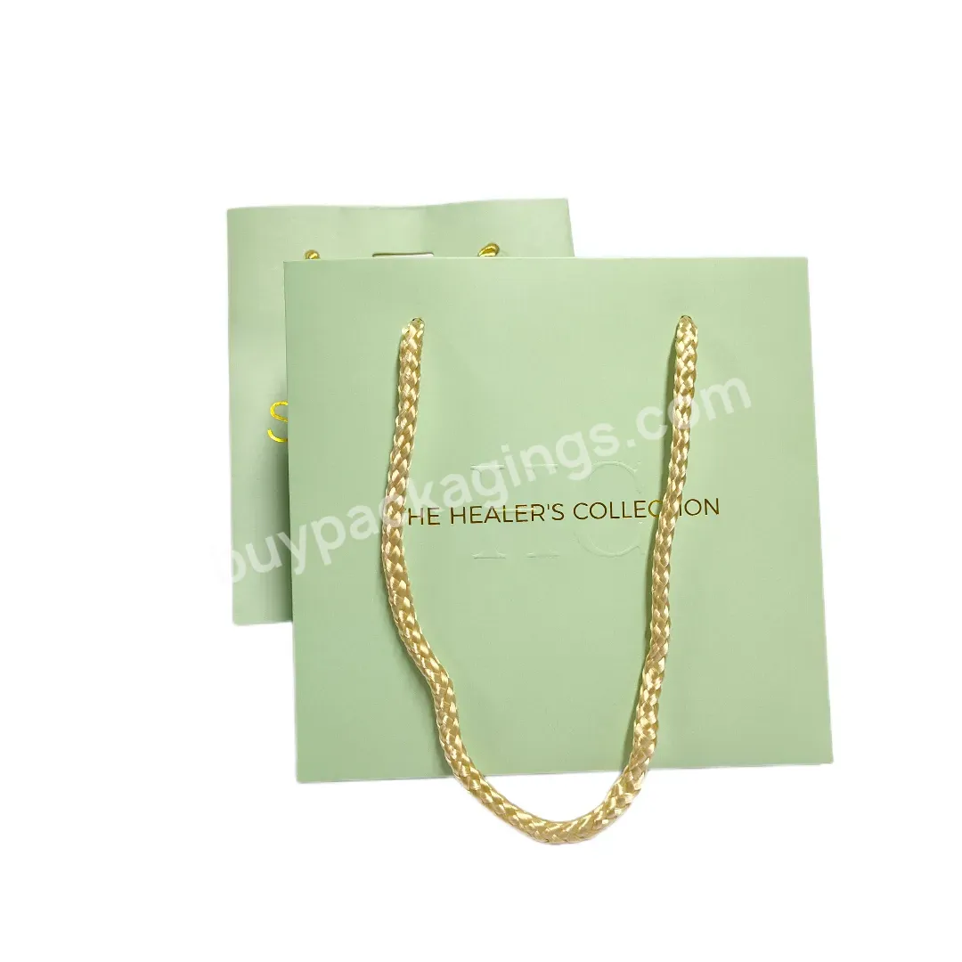 Various Gift Set Paper Handbags Custom Logo For Jewelry Box Packaging