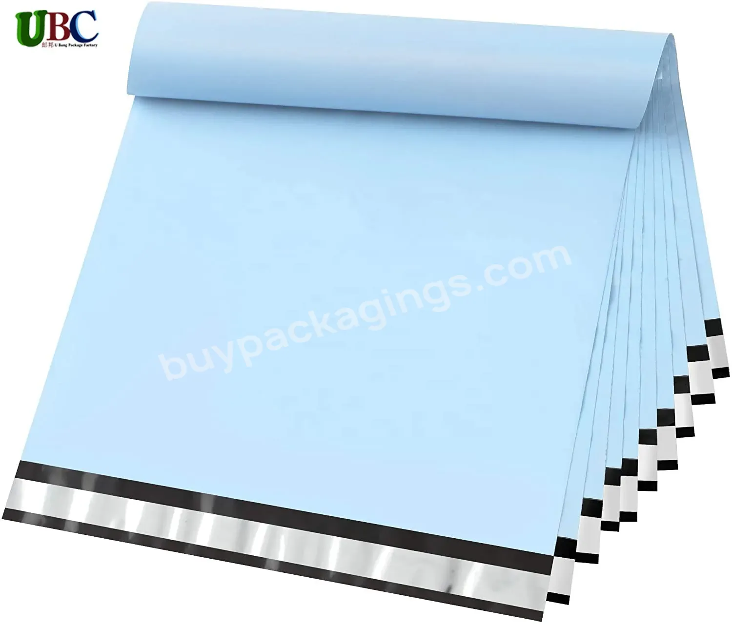 Various In-stock Size Color Wholesale Postage Supplier Delivery Envelope Custom Mailer Bag Blue Shipping Bags For Clothing