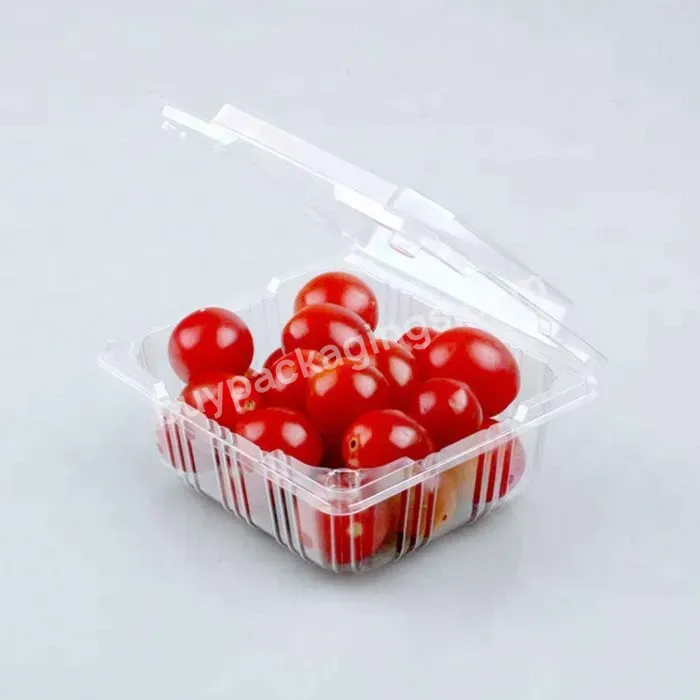 Various Sizes Of Fresh Clamshell Packaging Box For Fresh Fruit Custom Pet Transparent Plastic Blister Vegetable Box