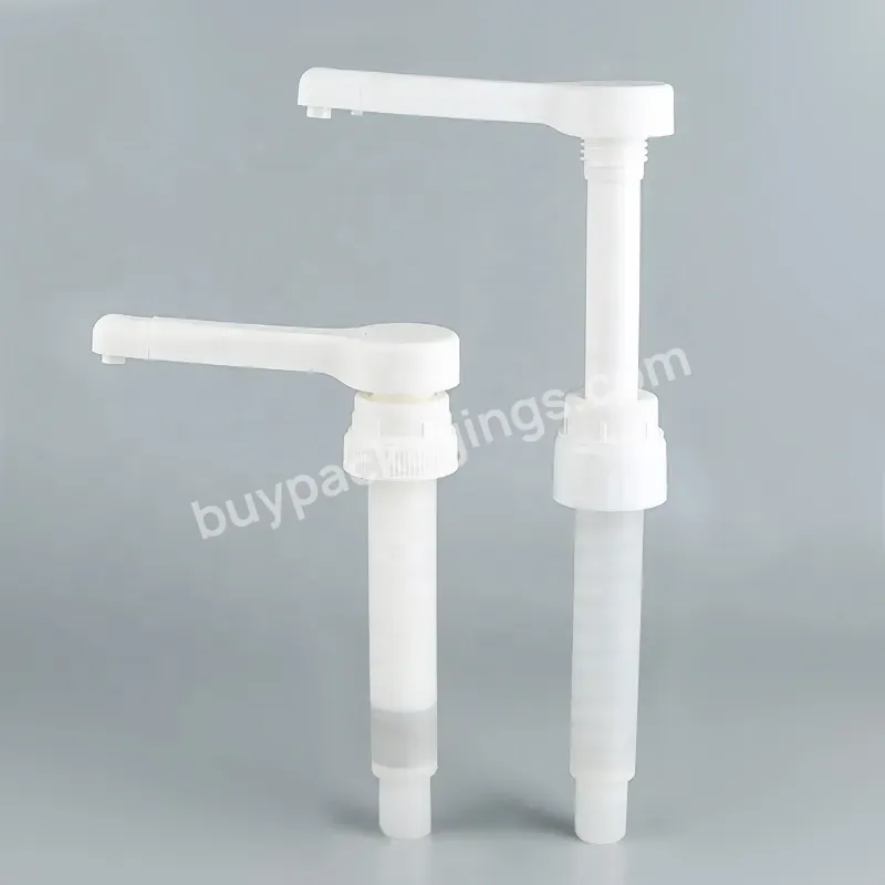 Various Specifications Syrup Pump White Food Grade Plastic Bottle Pump Syrup For Fruit Juice - Buy Syrup Pump White,Plastic Syrup Pump,Plastic Bottle Pump Syrup.