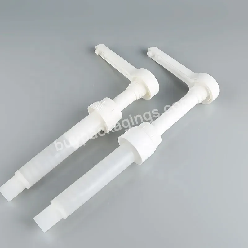 Various Specifications Syrup Pump White Food Grade Plastic Bottle Pump Syrup For Fruit Juice - Buy Syrup Pump White,Plastic Syrup Pump,Plastic Bottle Pump Syrup.