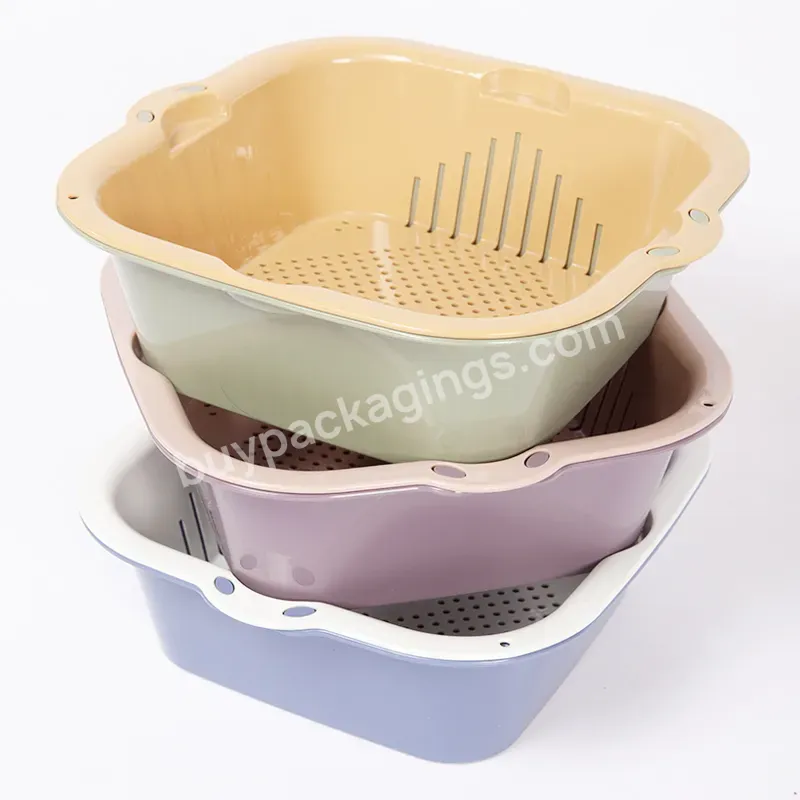 Vegetable Fruit Sink Drainer Basket Fruit Basket Drainer Rack Storage Fruit Drain Basket For Kitchen Sink