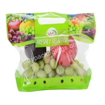 Ventilated Bag With Vent Holes For Fruit/vegetable/grape Packaging