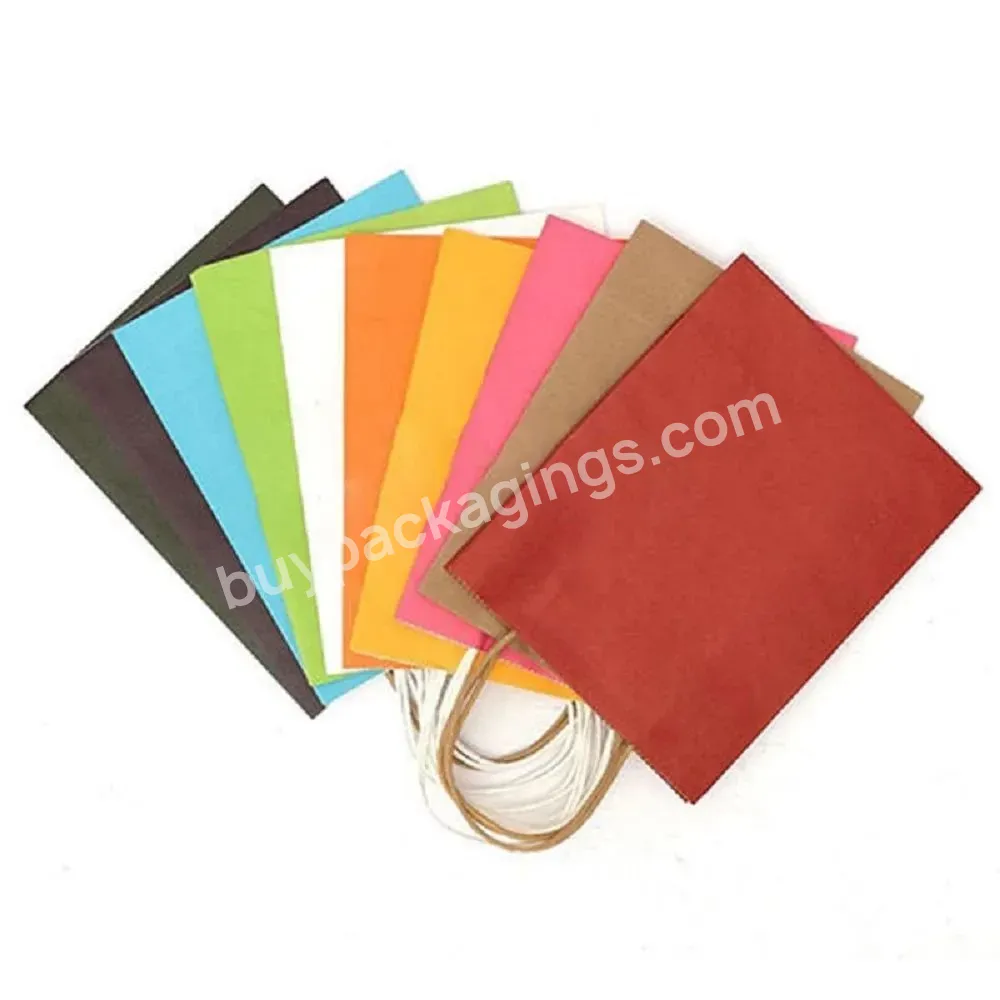 View Larger Image Add To Compare Share Hot Selling Recyclable Custom Logo Kraft Paper With Handle Shopping Bag Wedding Easter