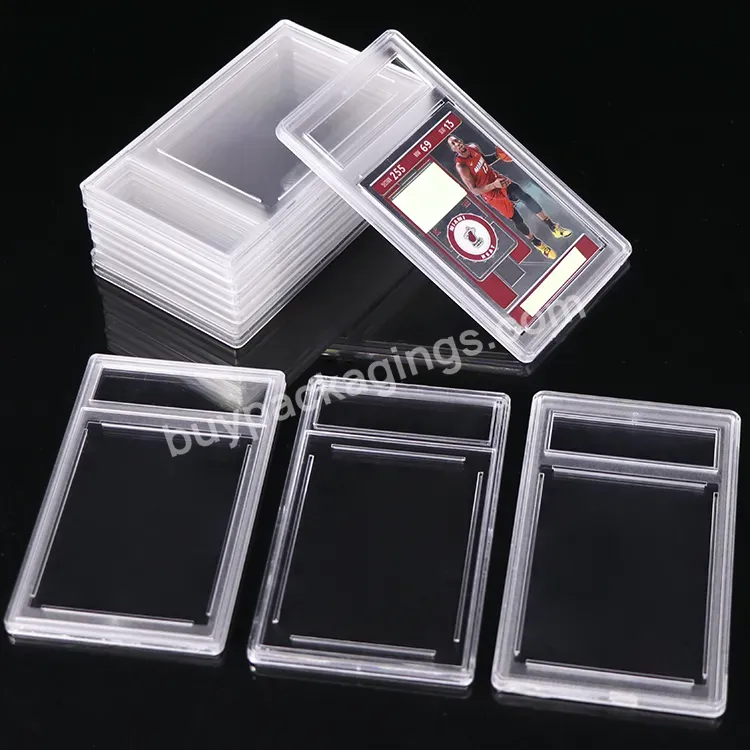 Vintage Sports Graded Card Slab Bgs Tcg 35pt 100pt Card Slab Display Frame Yugioh Acrylic Display Case For Pokemon Psa