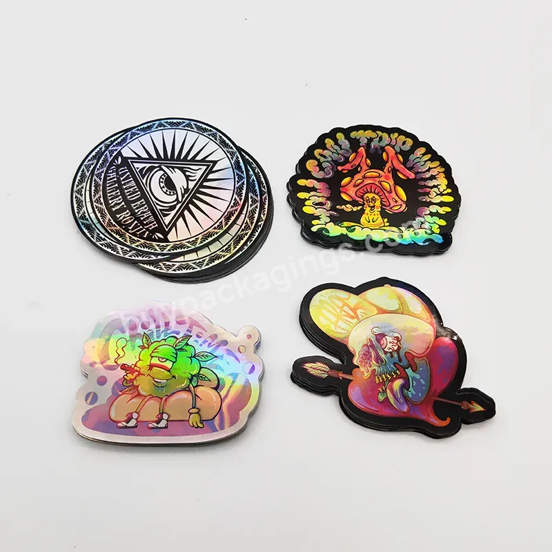 Vinyl Adhesive Custom Hologram Sticker Printing Permanent Holo Die Cut Stickers - Buy Holo Die Cut Stickers,Custom Hologram Sticker,Vinyl Sticker.