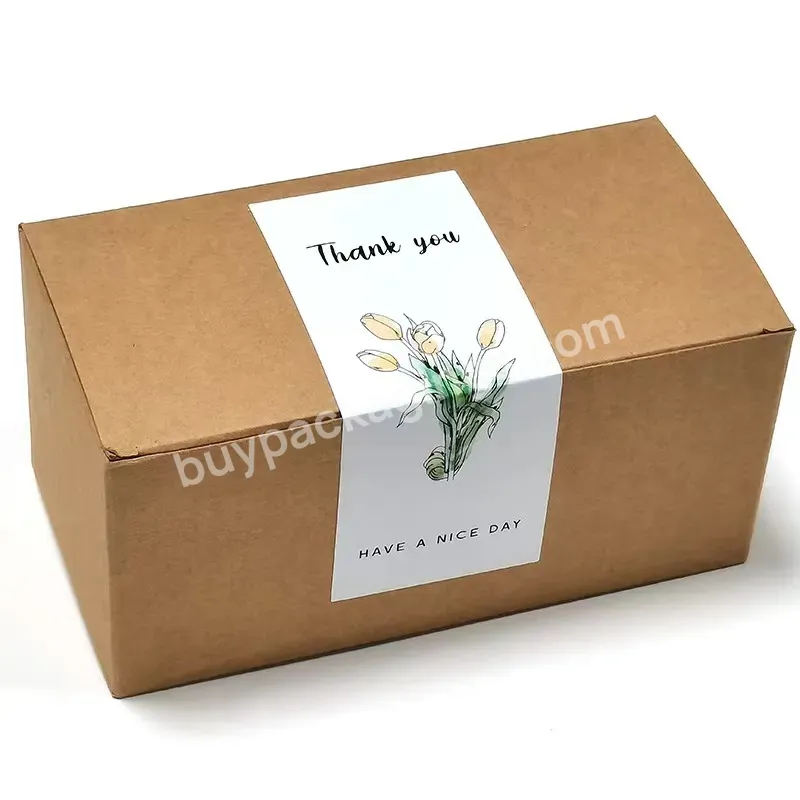 Vinyl Product Sealing Pvc Waterproof Etiquetas Paper Thank You Sticker Logo Printed Custom Private Packaging Label Sticker