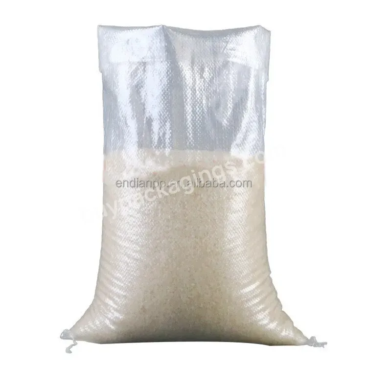 Virgin Polypropylene Pp Woven Bag 20kg 25kg 50kg Corn Rice Grain Bags