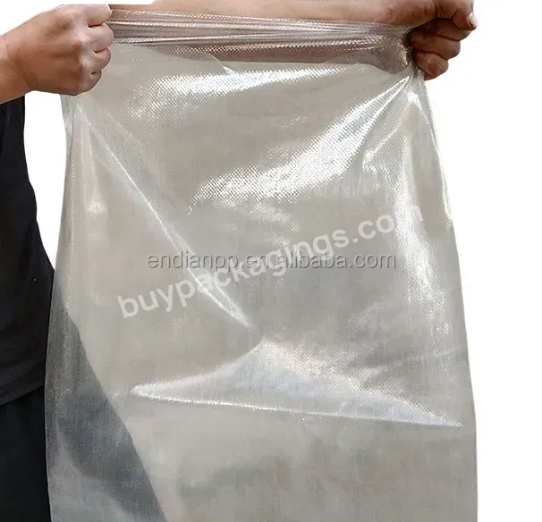 Virgin Pp Food Grade Packing Printed Bags Rice 25kg Woven Sacks