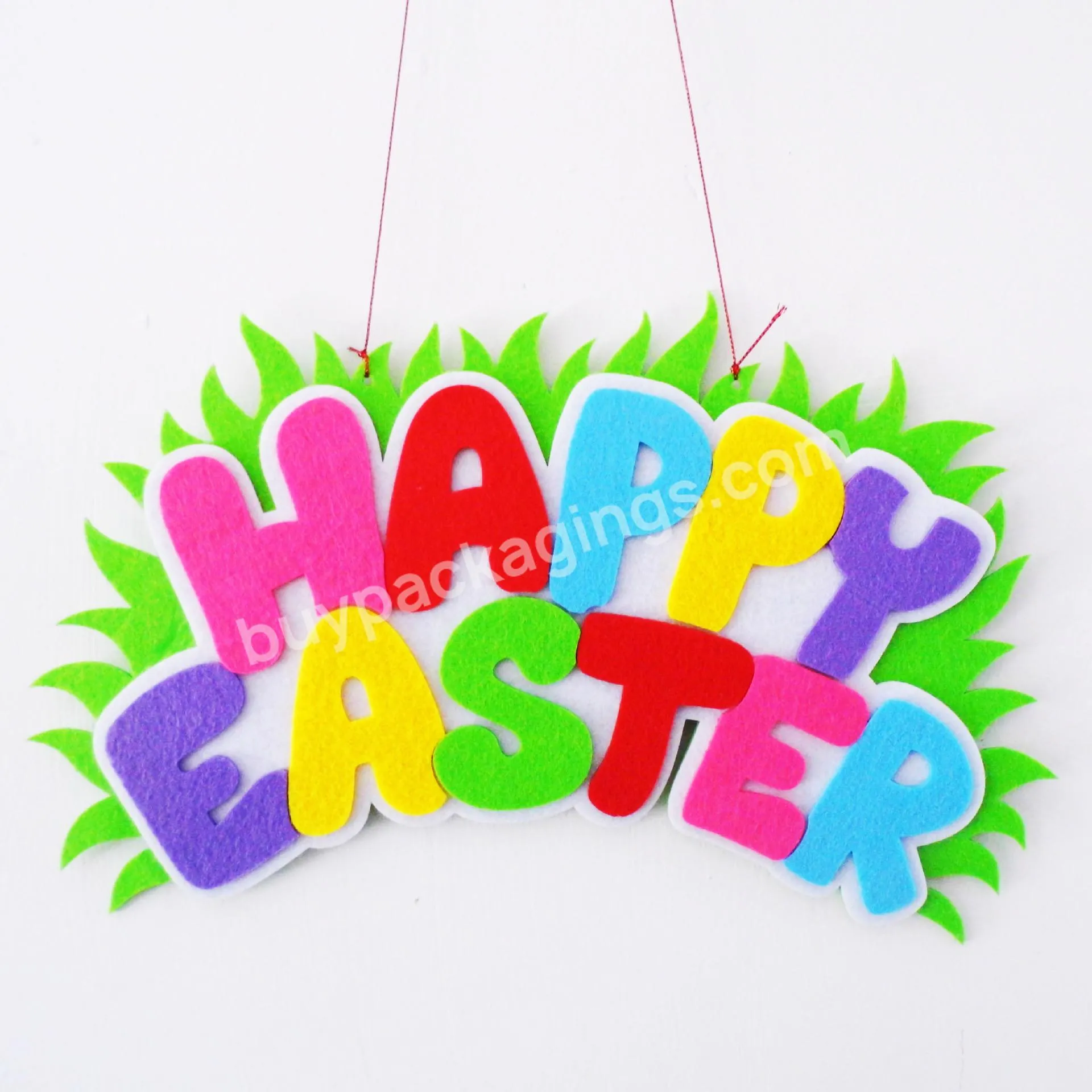 Wall hangings Easter hanging decorations happy easter Easter venue decoration hanging cloth art