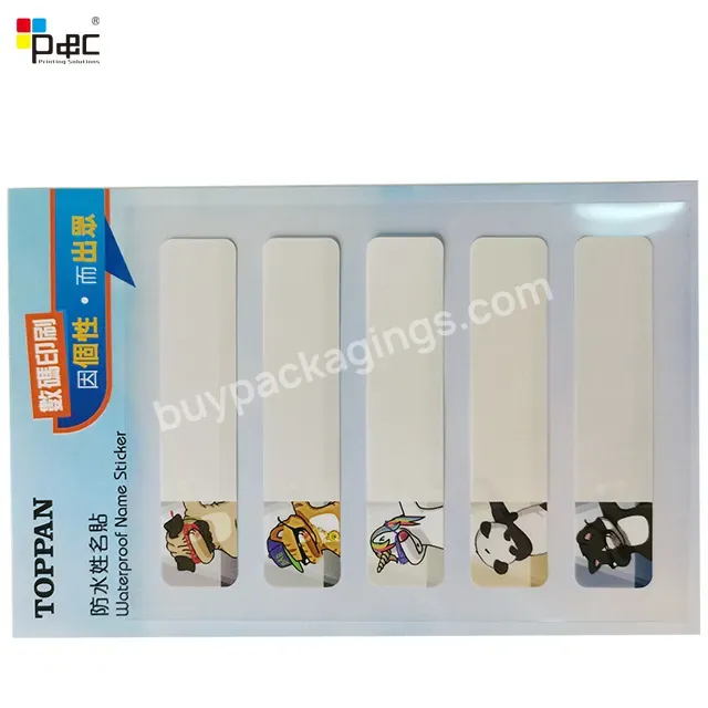 Water Proof Name Sticker Cup Transparent Name Label Printing Logo Label With Paper Card Instruction Pe Bag One Set - Buy Transparent Name Stickers,Water Proof Name Lable Sticker On Cup,Printing Logo Name Sticker With Paper Card Instruction And Pe Bag.