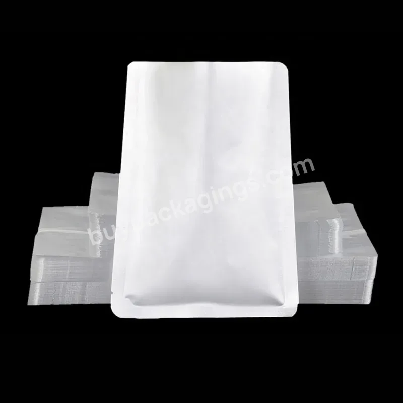 Water Proof Oil Proof Aluminum Foil Vacuum Packaging Bags Al Plastic Food Packing Bags Silver Mylar Pouch