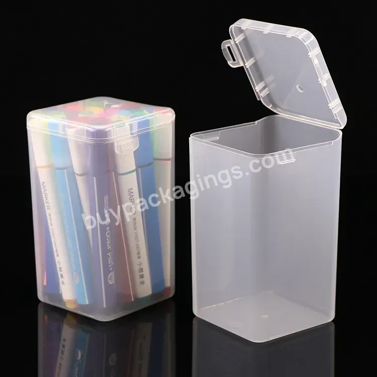 Watercolor Paint Pencil Plastic Marker Pens Storage Box Case Pp Box For Art Drawing Crayon Watercolor Pen Container - Buy Watercolor Pen Container,Pen Storage Box,Box For Art Drawing Crayon.