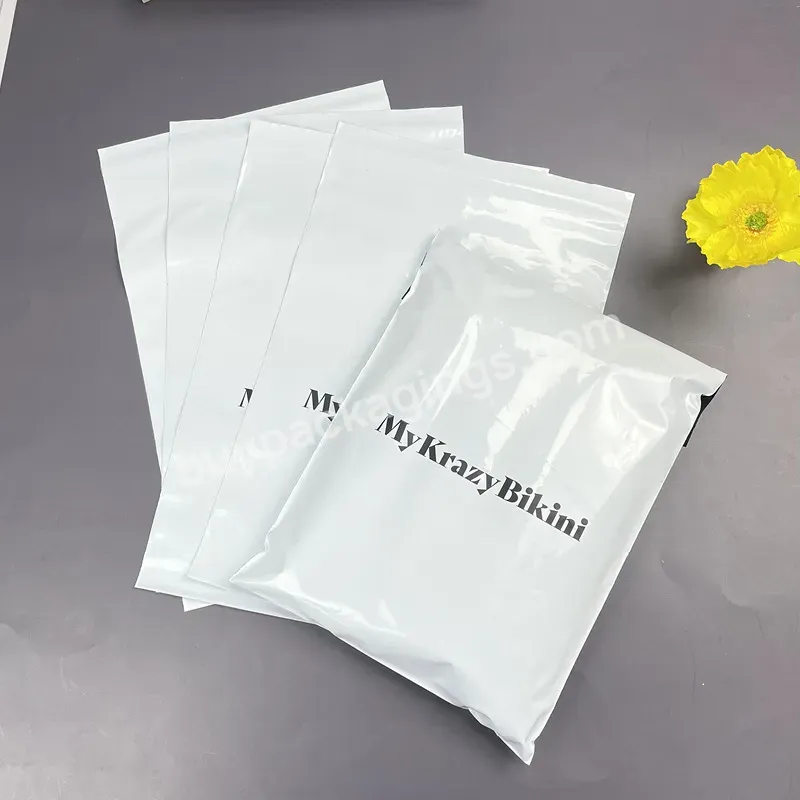 Waterproof Custom Personalised Logo Pink Black Yellow Chocolate Biodegradable Plastic Shipping Mailing Bags