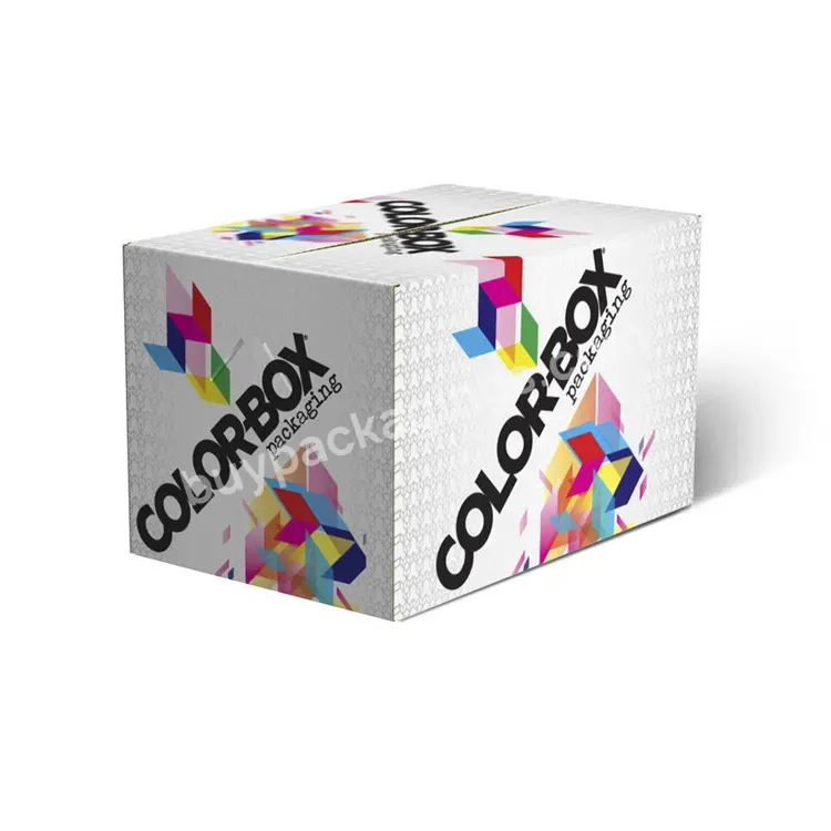 Waterproof Custom Printing Cmyk Full 4 Color Cardboard Corrugated Shipping Carton Box