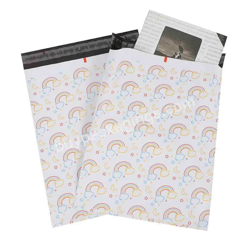 Waterproof Envelopes Packaging Custom Logo Cute Express Bag Tear-proof Poly Mailers Bags With Self Adhesive