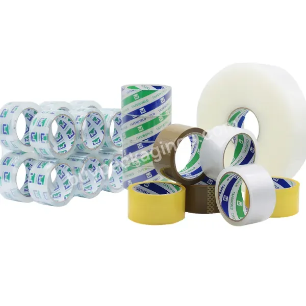 Waterproof Opp Clear Carton Sealing Acrylic Glue Adhesive Stick Box Moving Strong Bopp Plastic Packing Tape