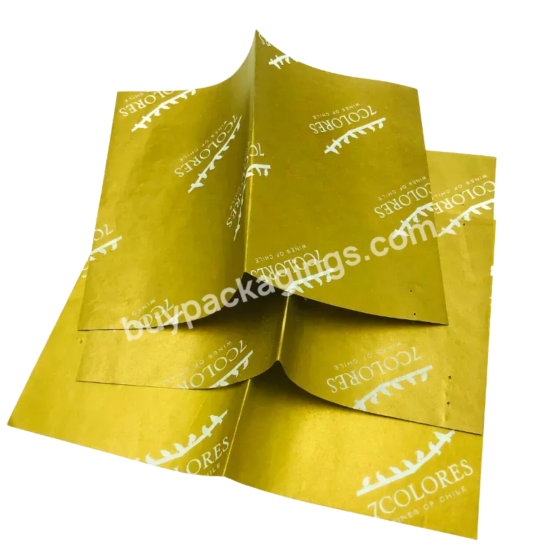 Waterproof Packaging Paper Custom Full Printed Logo Gift Printed Tissue Paper Wrapping Paper