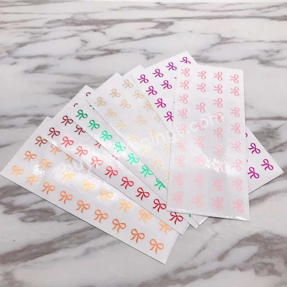 Waterproof Rose Gold Foil Custom Printing A4 Kiss Cut Sticker Sheet Paper