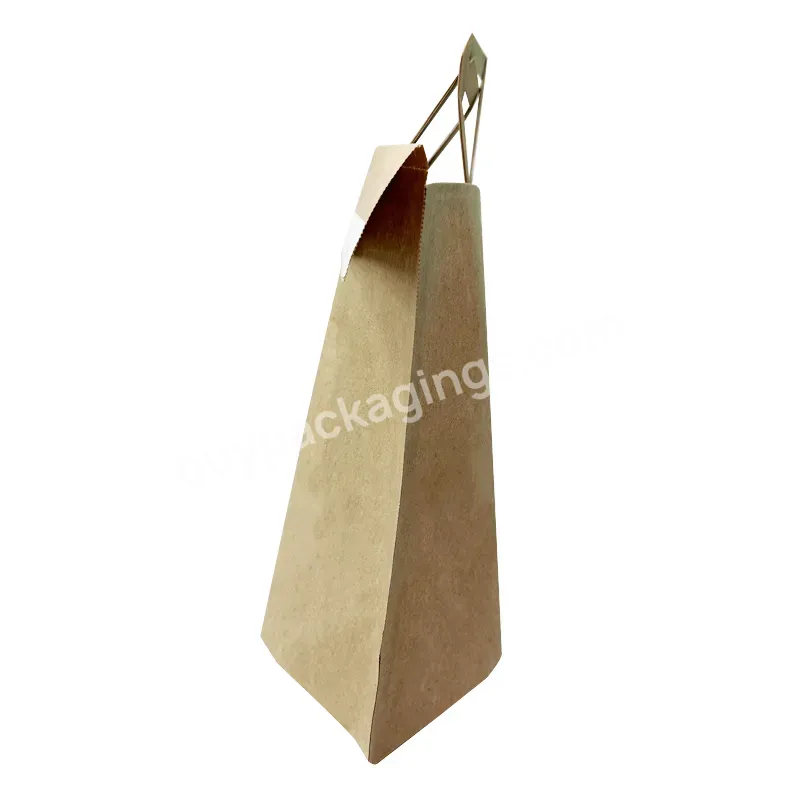 Wedding Candy Wax Washable Kraft Paper Luxury Bread Sos Jewelry Shopping Paper Tote Gift Bags Packaging With Window With Logos