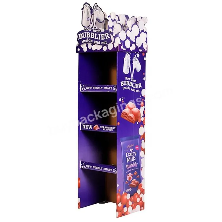 Wedding Cardboard Chocolate Biscuit Display Stand For Chocolate