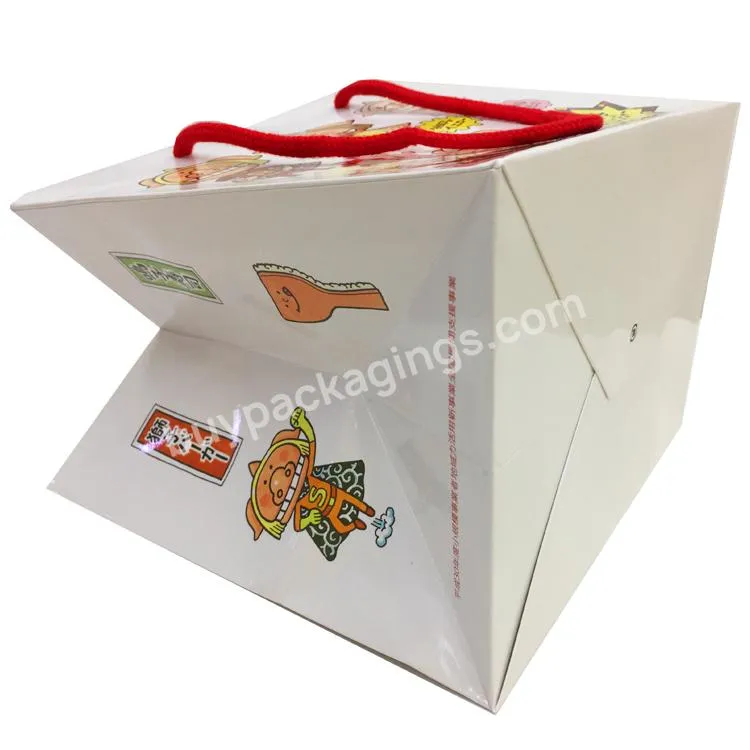 wedding decor candle impression party gift bags handles art shopping bag