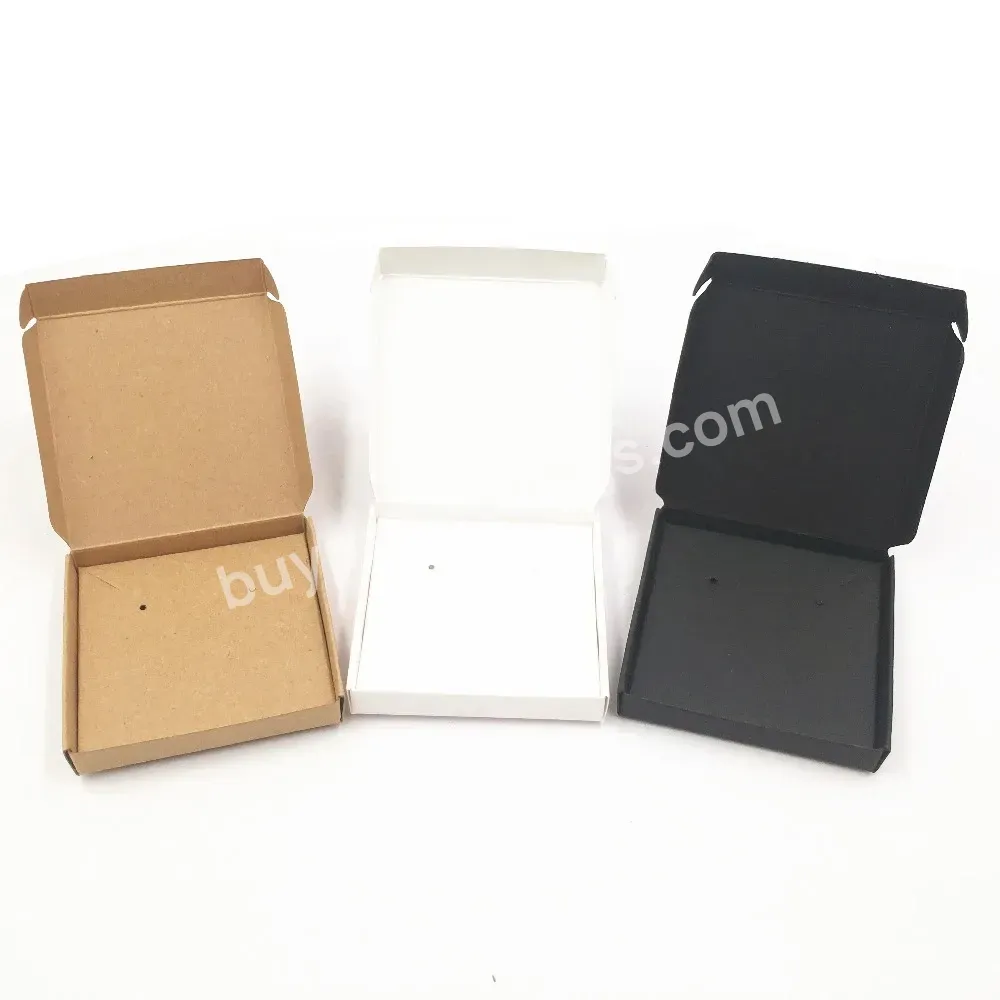 Wedding Jewelry Set Gift Packing Box 6*6*1cm Custom Earring/necklace Carrying Cases Jewelry Displays Paper Boxes For Pendant