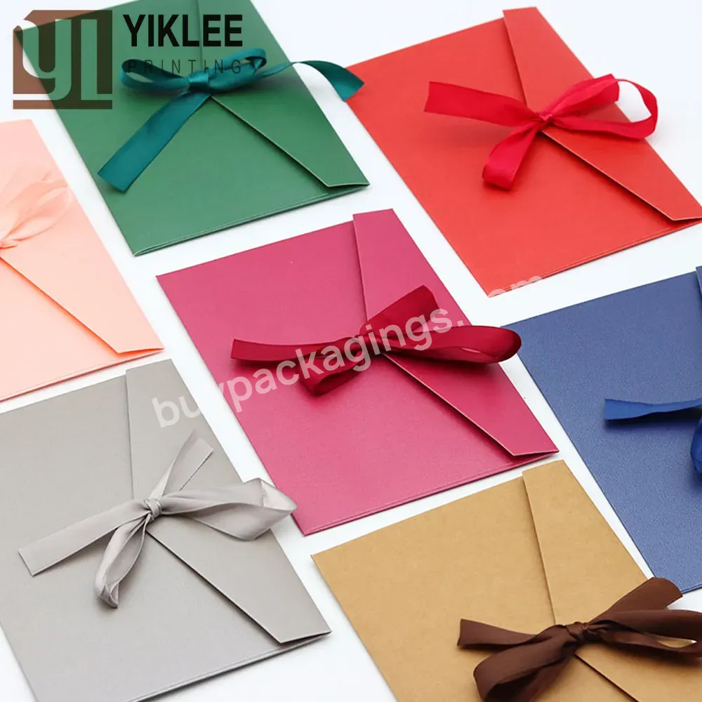 Wedding Party Invitation Card Holder Greeting Cards Gift Diy Envelopes Customized Colorful Pearlescent Paper Blank Envelopes