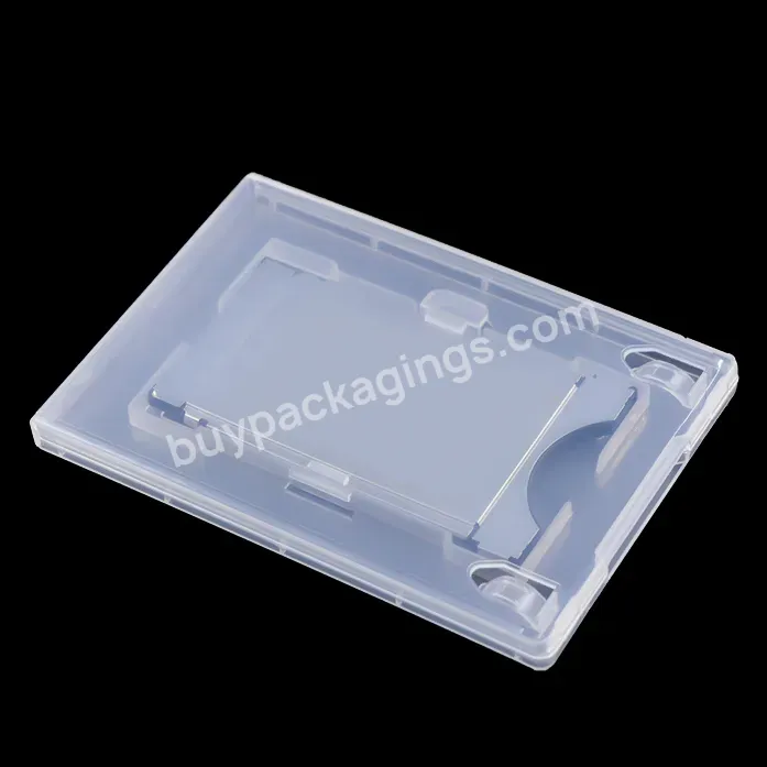 Weisheng 10mm Transparent Pp Plastic Custom Cam Card Packing Storage Case Pcmcia Card Case