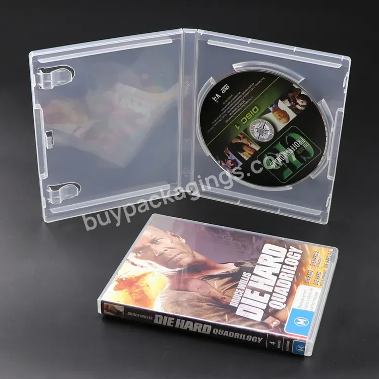 Weisheng 14mm Clear Game Box Ps 4 Game Holder Dvd Carrying Game Cd Card Case For Ps3 Ps4 Ps5 Playstation 3 4 5 Nintendo Wii