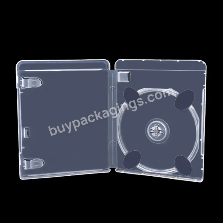 Weisheng Clear Plastic Cd Dvd Double Hard Usb 2.0 3.0 3.1 Storage Laptop Dvd Case With Usb Holder