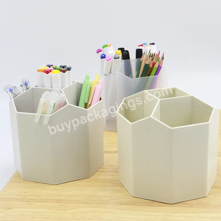 Weisheng Custom Logo Plastic Pencil Pen Holder Kawaii Hexagon Shape Cheap Giant Jumbo Desk Table Organizer For Home Kids - Buy Custom Logo Plastic Pencil Pen Holder For Home,Plastic Desk Table Organizer,Cheap Plastic Pencil Holder.