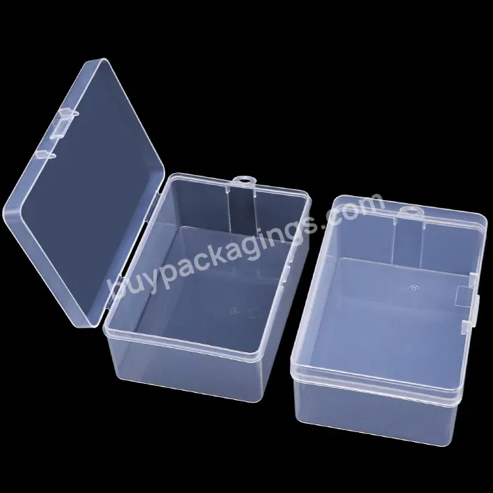 Weisheng Custom Plastic Storage Packaging Box With Hook Square Compressed Maskes Case Plastic Pp Container